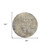 8' Beige And Brown Round Abstract Washable Indoor Outdoor Area Rug Transitional Style - Beige, Brown Color