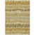 9' X 12' Gold Brown And Gray Striped Washable Indoor Outdoor Area Rug