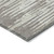 10' X 14' Taupe And Ivory Striped Washable Indoor Outdoor Area Rug