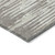 10' X 14' Taupe And Ivory Striped Washable Indoor Outdoor Area Rug - Taupe, Ivory