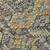 10' X 14' Blue and Orange Floral Washable Non Skid Indoor Outdoor Area Rug