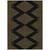10' X 14' Black And Beige Geometric Washable Indoor Outdoor Area Rug