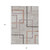8' X 10' Taupe Charcoal And Copper Geometric Washable Indoor Outdoor Area Rug