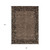 8' X 10' Brown Animal Print Washable Indoor Outdoor Area Rug