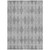 8' X 10' Gray Geometric Washable Non Skid Indoor Outdoor Area Rug - 608219117856