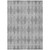 8' X 10' Gray Geometric Washable Non Skid Indoor Outdoor Area Rug - 608219117856