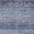 10' X 14' Blue Aqua And Charcoal Floral Washable Indoor Outdoor Area Rug