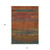 10' X 14' Terra Cotta Abstract Washable Indoor Outdoor Area Rug