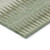 9' X 12' Artichoke Green And Light Green Striped Washable Indoor Outdoor Area Rug