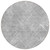 8' Gray And Silver Round Geometric Washable Indoor Outdoor Area Rug