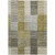 9' X 12' Brown Gold And Taupe Striped Washable Indoor Outdoor Area Rug