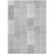10' X 14' Silver Gray And Graphite Patchwork Washable Indoor Outdoor Area Rug