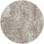 8' Taupe And Ivory Round Abstract Washable Indoor Outdoor Area Rug Transitional Style - Taupe, Ivory Color