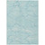 10' X 14' Aqua And Ivory Abstract Washable Indoor Outdoor Area Rug