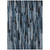 10' X 14' Blue Black And Gray Striped Washable Indoor Outdoor Area Rug - Blue, Black, Gray