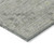 9' X 12' Pewter And Beige Floral Washable Indoor Outdoor Area Rug