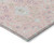 9' X 12' Pink Purple And Gray Oriental Washable Indoor Outdoor Area Rug
