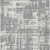 8' X 10' Gray And Ivory Abstract Washable Indoor Outdoor Area Rug Transitional Style - Gray, Ivory Color
