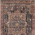 8' X 10' Charcoal Medallion Washable Indoor Outdoor Area Rug