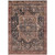 8' X 10' Charcoal Medallion Washable Indoor Outdoor Area Rug