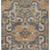8' X 10' Terra Cotta And Charcoal Damask Washable Indoor Outdoor Area Rug - Terra Cotta, Charcoal