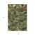 8' X 10' Olive Green And Gold Abstract Washable Indoor Outdoor Area Rug