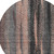 8' Blue Charcoal And Copper Round Botanical Leaves Washable Indoor Outdoor Area Rug