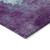 9' X 12' Sky Blue And Purple Abstract Washable Indoor Outdoor Area Rug