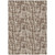 8' X 10' Brown Tan And Beige Abstract Washable Indoor Outdoor Area Rug - 608219399382