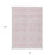 9' X 12' Pink And Ivory Southwestern Washable Indoor Outdoor Area Rug