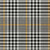 10' X 14' Black Gold And Ivory Plaid Washable Indoor Outdoor Area Rug