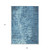 9' X 12' Blue Ikat Washable Indoor Outdoor Area Rug