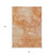 10' X 14' Salmon Peach And Ivory Nautical Washable Indoor Outdoor Area Rug