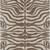 10' X 14' Brown And Beige Animal Print Washable Indoor Outdoor Area Rug