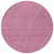 8' Blush And Ivory Round Geometric Washable Indoor Outdoor Area Rug