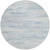 8' Sky Blue And Ivory Round Abstract Washable Indoor Outdoor Area Rug - Sky Blue, Ivory