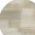 8' Taupe Round Geometric Washable Indoor Outdoor Area Rug