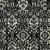 10' X 14' Black Gray And Ivory Floral Washable Indoor Outdoor Area Rug