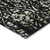10' X 14' Black Gray And Ivory Floral Washable Indoor Outdoor Area Rug