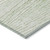 8' Artichoke Green And Ivory Round Striped Washable Indoor Outdoor Area Rug - Artichoke Green, Ivory