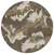 8' Brown Beige And Taupe Round Abstract Washable Indoor Outdoor Area Rug Transitional Style - Brown, Beige, Taupe Color