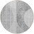 8' Gray Silver And Charcoal Round Geometric Washable Indoor Outdoor Area Rug Transitional Style - Gray, Silver, Charcoal Color