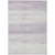 9' X 12' Lavender And Ivory Striped Washable Indoor Outdoor Area Rug - 608219245757