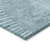 8' Round Teal Round Abstract Washable Non Skid Indoor Outdoor Area Rug