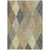 10' X 14' Brown Gold And Taupe Argyle Washable Indoor Outdoor Area Rug