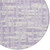 8' Lavender Lilac And Ivory Round Striped Washable Indoor Outdoor Area Rug
