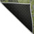 8' X 8' Fern Green and Gray Round Abstract Washable Indoor Outdoor Area Rug