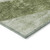 10' X 14' Olive Green And Artichoke Green Geometric Washable Indoor Outdoor Area Rug