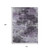 10' X 14' Purple And Ivory Abstract Washable Indoor Outdoor Area Rug - Purple, Ivory