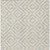 10' X 14' Ivory And Beige Geometric Washable Indoor Outdoor Area Rug
